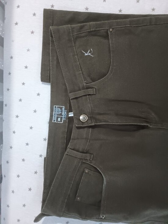 Bakano Men's Olive green jeans 28 x 32 Slim Fit - Picture 4 of 6